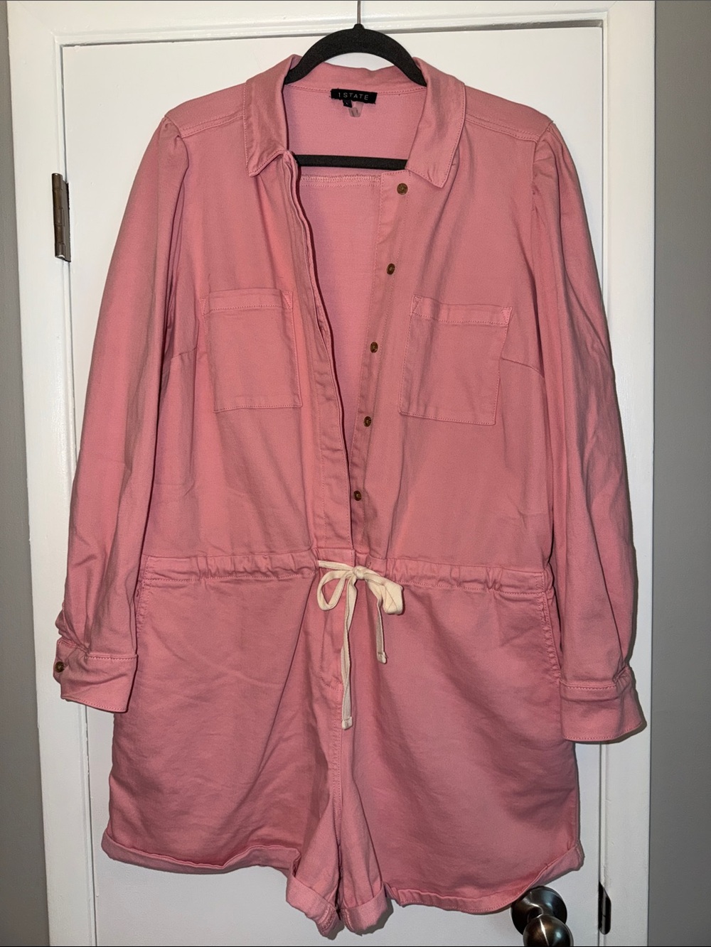 1. State Pink Utility Jumpsuit Romper